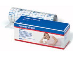 FASCIA AUTOADESIVA IPOALLERGENICA FISSAGGIO CATETERI FIXOMULL STRETCH. SUPPORTO IN POLIESTERE NON TESSUTO BIANCO, MASSA IN POLICARBONATO SENZA RESINE E GOMME NATURALI. 10X200CM - goldeneffe.it