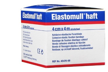 BENDA ELASTICA AUTOADESIVA ELASTOMULL HAFT COMPRESSIONE FORTE 4X400 CM - goldeneffe.it
