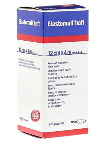 BENDA ELASTICA AUTOADESIVA ELASTOMULL HAFT COMPRESSIONE FORTE 12X400 CM - goldeneffe.it