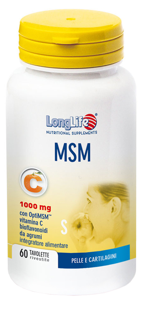 LONGLIFE MSM 1000 MG 60 TAVOLETTE - goldeneffe.it