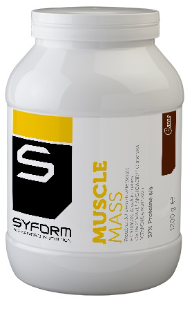 MUSCLE MASS CACAO 1200 G - goldeneffe.it