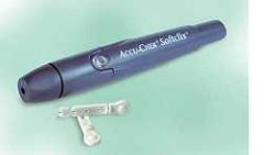 PENNA PUNGIDITO ACCU-CHEK SOFTCLIX + 25 LANCETTE SOFTCLIX + MANUALE DI UTILIZZO - goldeneffe.it