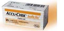 LANCETTE PUNGIDITO ACCU-CHEK SOFTCLIX 25 PEZZI - goldeneffe.it