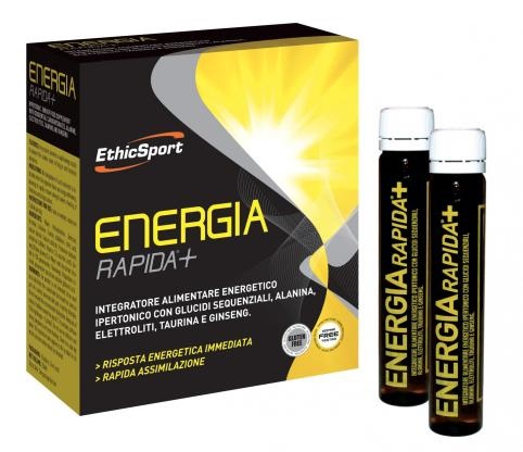 ETHICSPORT ENERGIA RAPIDA+ 10 FLACONCINI 25 ML - goldeneffe.it