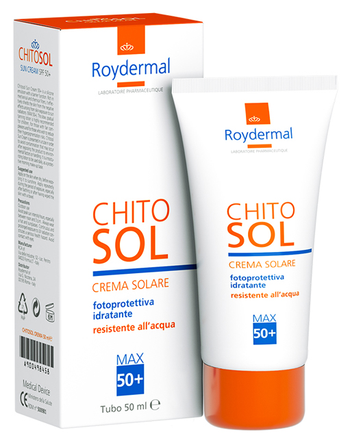 CHITOSOL CREMA SOLARE SPF50+ 50 ML - goldeneffe.it
