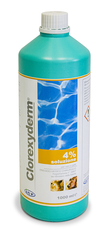 CLOREXYDERM SOLUZIONE 4% 1000 ML - goldeneffe.it