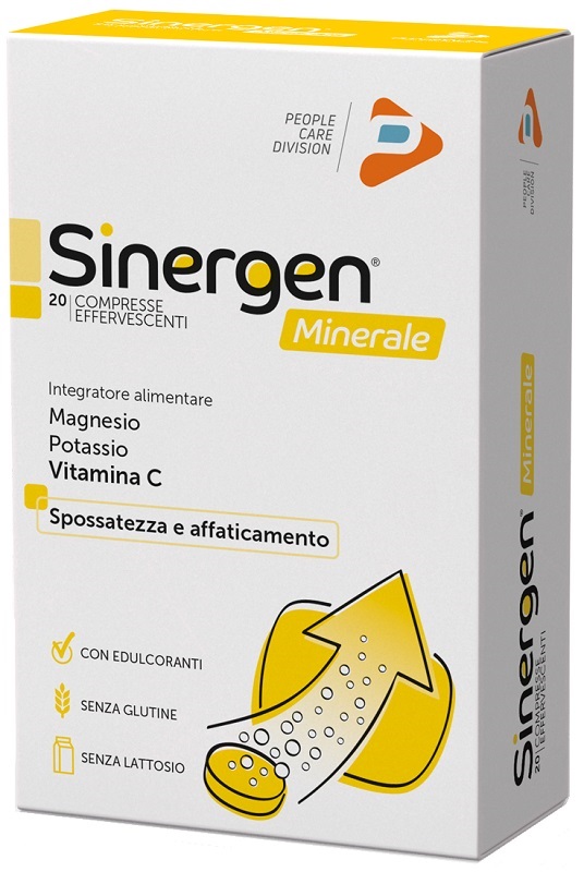 SINERGEN MINERALE LIMONE 20 COMPRESSE EFFERVESCENTI - goldeneffe.it