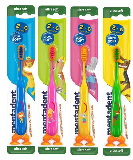 MENTADENT SPAZZOLINO KIDS 2-7 ANNI - goldeneffe.it