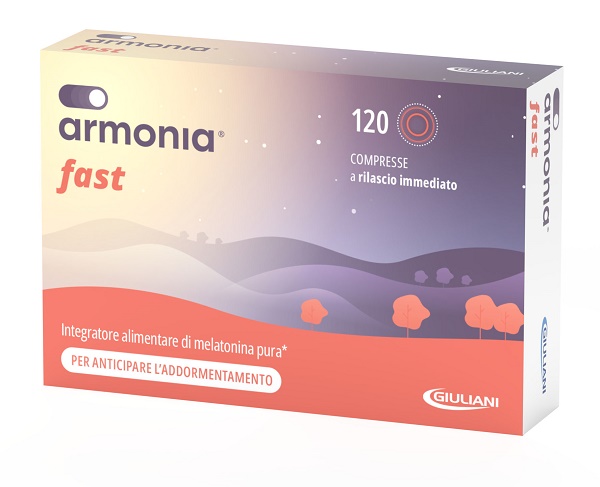 ARMONIA FAST 1 MG MELATONINA 120 COMPRESSE - goldeneffe.it