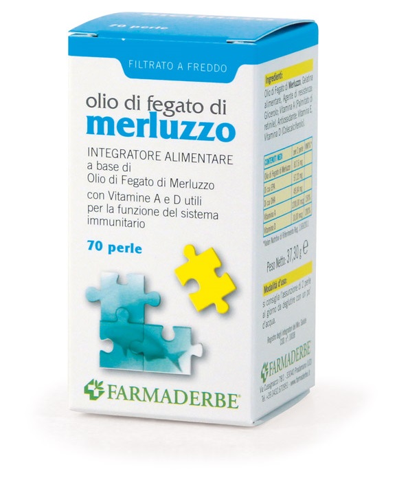 OLIO DI FEGATO DI MERLUZZO 70 PERLE - goldeneffe.it