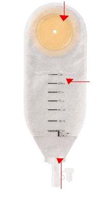 SACCA PER DRENAGGIO DELLE FERITE COLOPLAST CAPACITA' MINI 100ML 20 PEZZI ARTICOLO 2240 - goldeneffe.it