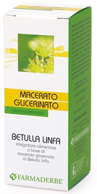 BETULLA LINFA MACERATO GLICERINATO 50 ML - goldeneffe.it