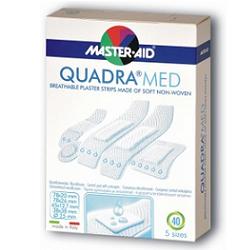 CEROTTO MASTER-AID QUADRA DERMOATTIVO FORMATI ASSORTITI 40 PEZZI - goldeneffe.it