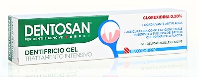 DENTOSAN GEL DENTIFRICIO CLOREXIDINA 0,2% 75 ML - goldeneffe.it