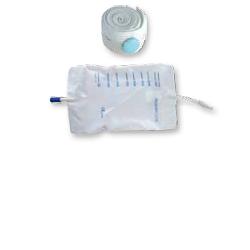 SACCA RACCOGLI URINA DA GAMBA PER INCONTINENZA IN PVC 750 ML TUBO RACCORDO DIRITTO 30 CM+RUBINETTO SCARICO+VALVOLA ANTIREFLUSSO+2 FASCE A BOTTONI 10 PEZZI - goldeneffe.it