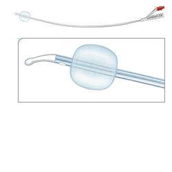 CATETERE FOLEY IN SILICONE PER ADULTI BRILLANT PLUS 2 VIE SENZA SCANALATURE CH18 LUNGHEZZA 41 CM PALLONCINO 10 ML PUNTA CILINDRICA 2 FORI 1 PEZZO - goldeneffe.it