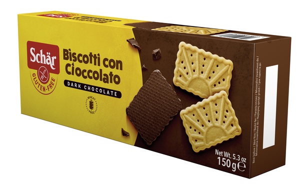 SCHAR BISCOTTO CON CIOCCOLATO DARK CHOCOLATE 150 G - goldeneffe.it
