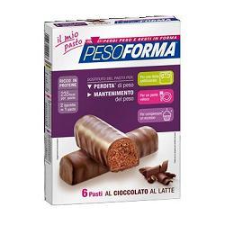 PESOFORMA BARRETTA CIOCCOLATO LATTE 12 X 31 G - goldeneffe.it