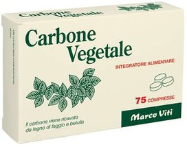 CARBONE VEGETALE 75 COMPRESSE - goldeneffe.it