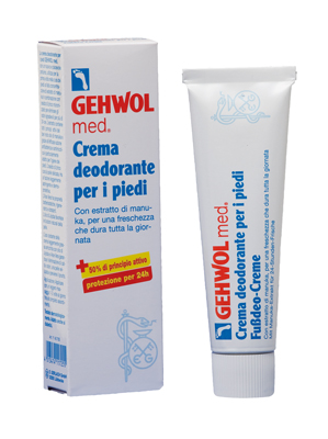 GEHWOL MED CREMA DEODORANTE PER I PIEDI 75 ML - goldeneffe.it