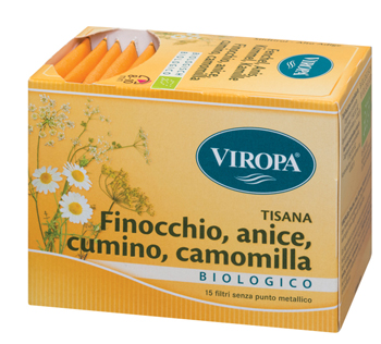 VIROPA FINOCCHIO/CUMINO/ANICE/CAMOMILLA BIO 15 BUSTINE - goldeneffe.it