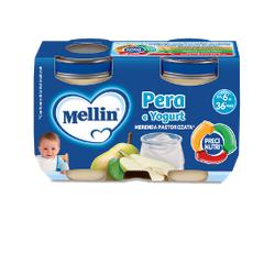 MELLIN MERENDA YOGURT PERA 2X120 G - goldeneffe.it