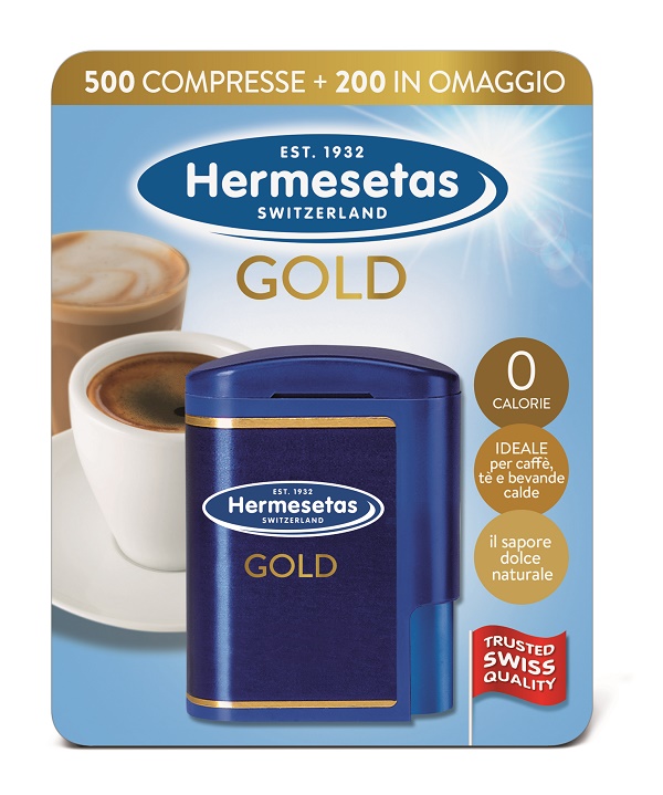 HERMESETAS GOLD 500+200 COMPRESSE 35 G - goldeneffe.it