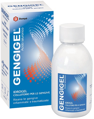 COLLUTORIO PER GENGIVE GENGIGEL IDROGEL FLACONE 150 ML - goldeneffe.it