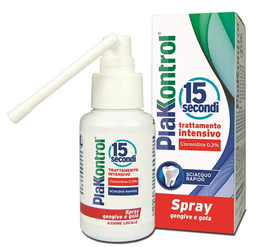 PLAKKONTROL 15 SECONDI COLLUTORIO SPRAY 50 ML - goldeneffe.it