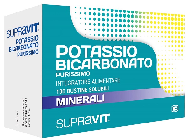 SUPRAVIT POTASSIO BICARBONATO PURISSIMO 100 BUSTINE - goldeneffe.it
