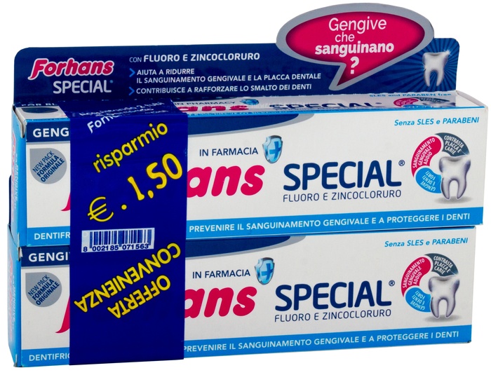 FORHANS SP DENTIF 2X75ML - goldeneffe.it