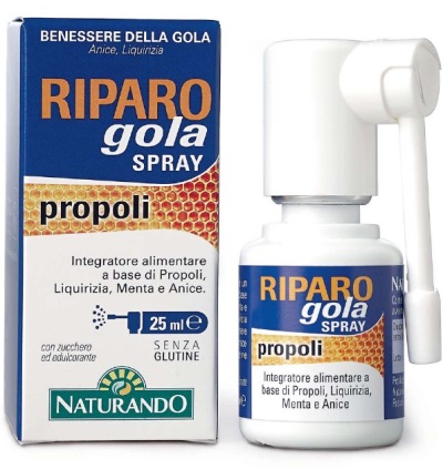 RIPARO GOLA SPRAY 25 ML - goldeneffe.it
