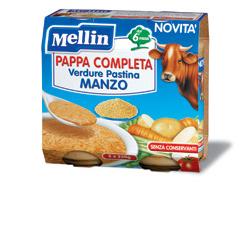 MELLIN PAPPA COMPLETA MANZO 250 G 2 PEZZI - goldeneffe.it
