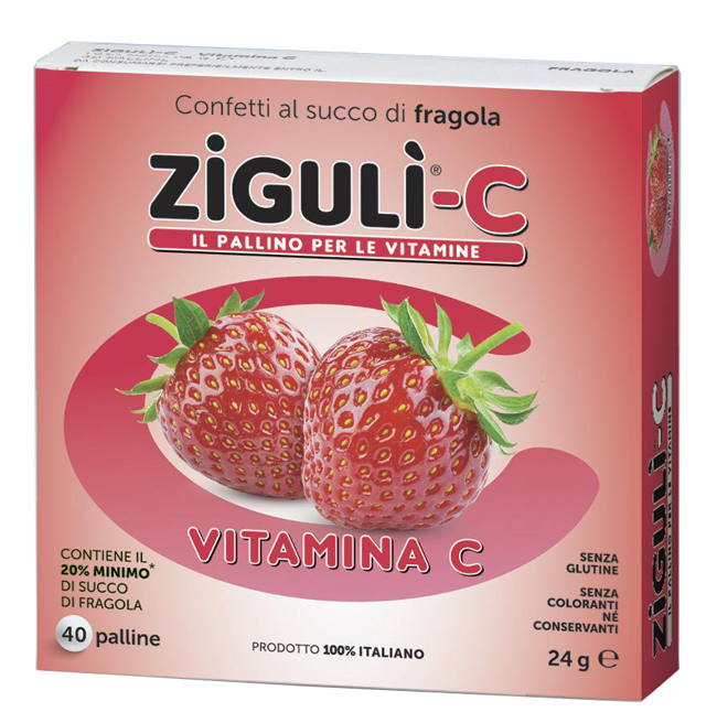 ZIGULI C FRAGOLA 40 CONFETTI 24 G - goldeneffe.it