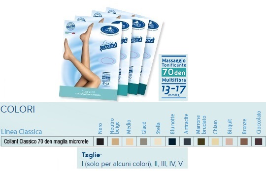 SAUBER COLLANT 70 DENARI MAGLIA MICRORETE NEUTRO BEIGE 1 LINEA CLASSICA - goldeneffe.it