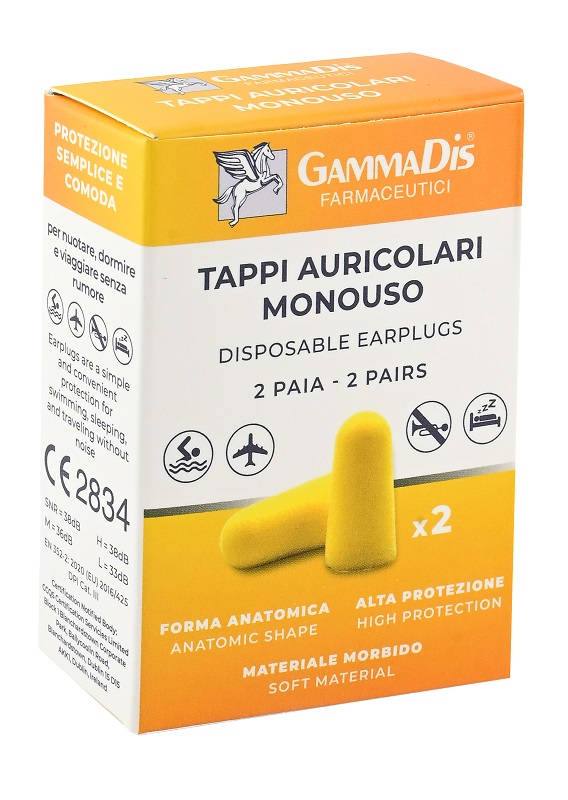 TAPPO AURICOLARE EAR GOMMAPIUMA 4 PEZZI GAMMADIS - goldeneffe.it