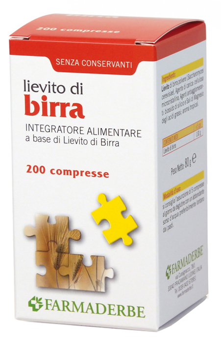 LIEVITO DI BIRRA 200 COMPRESSE - goldeneffe.it