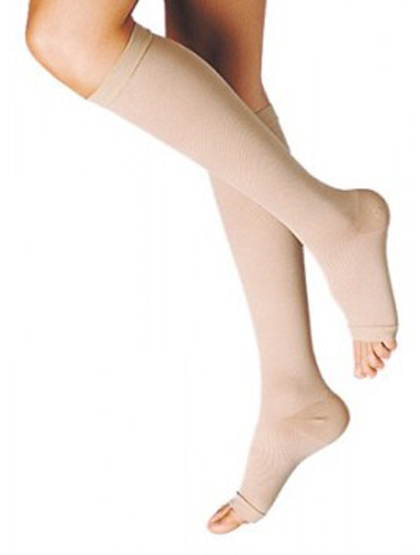 GAMBALETTO TERAPEUTICO DUALSAN A COMPRESSIONE DECRESCENTE KKL1 PUNTA APERTA BEIGE UNISEX 1 1 PAIO - goldeneffe.it