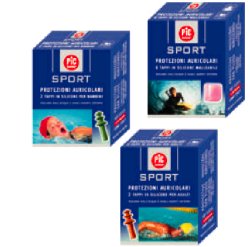 TAPPO AURICOLARE IN SILICONE PIC SPORT PER BAMBINI 2 PEZZI - goldeneffe.it