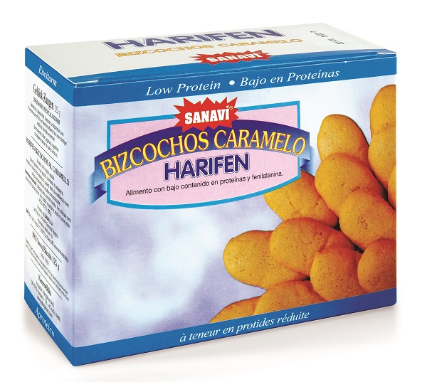 HARIFEN BISCOTTI CARAMELLO 125 G - goldeneffe.it