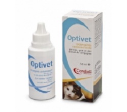 OPTIVET DETERGENTE PER OCCHI PER CANI E GATTI FLACONE 50 ML - goldeneffe.it