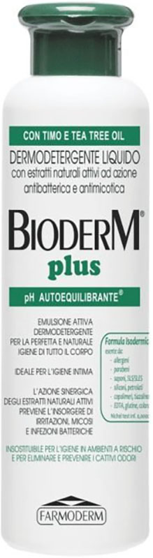 BIODERM PLUS ANTIBATTERICO 250 ML - goldeneffe.it