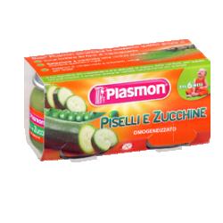 PLASMON OMOGENEIZZATO PISELLI ZUCCHINE 80 G X 2 PEZZI - goldeneffe.it
