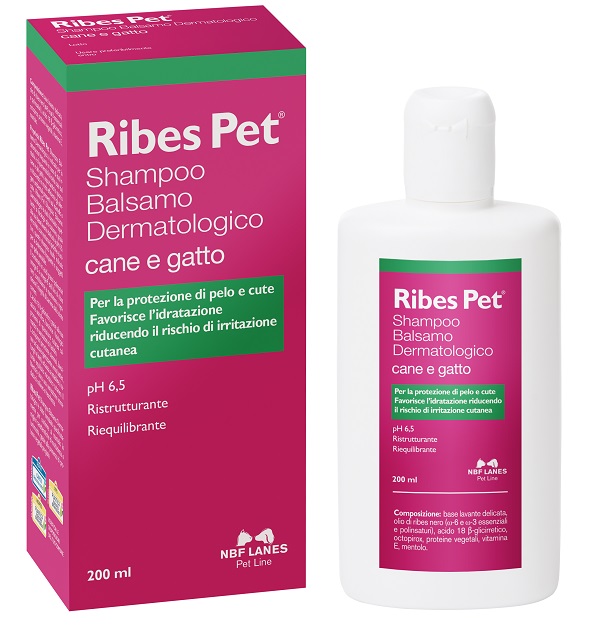 RIBES PET SHAMPOO BALSAMO FLACONE 200 ML - goldeneffe.it