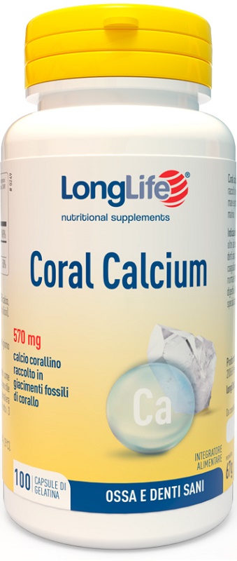 LONGLIFE CORAL CALCIUM 100 CAPSULE - goldeneffe.it