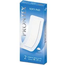 GARZA COMPRESSA PRONTEX SOFT PAD 10X25 CM 2 PEZZI - goldeneffe.it
