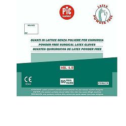 GUANTO PIC CHIRURGICO IN LATTICE STERILE SENZA POLVERE MISURA 7 - goldeneffe.it