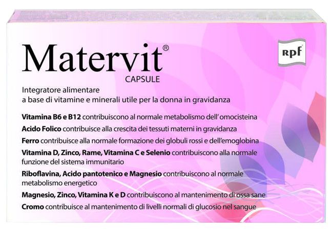 MATERVIT 30 CAPSULE - goldeneffe.it