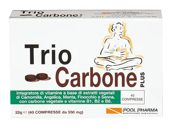 TRIOCARBONE PLUS 40 COMPRESSE - goldeneffe.it