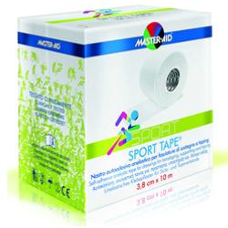 NASTRO AUTOADESIVO ANELASTICO PER FASCIATURE DI SOSTEGNO E TAPING MASTER-AID SPORT 3,8X10 - goldeneffe.it